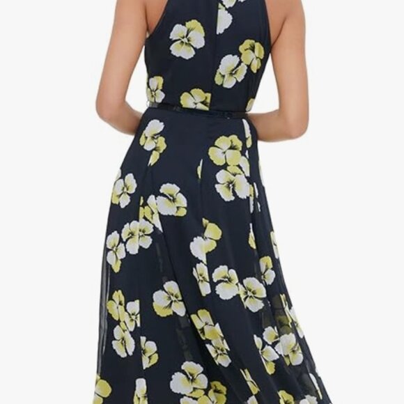 Tommy Hilfiger Women's Chiffon Midi Dress Size 14 - Picture 2 of 16